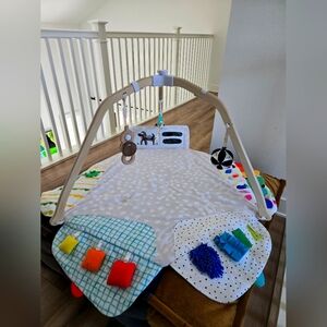 Interactive Baby Play Gym with Hanging Toys